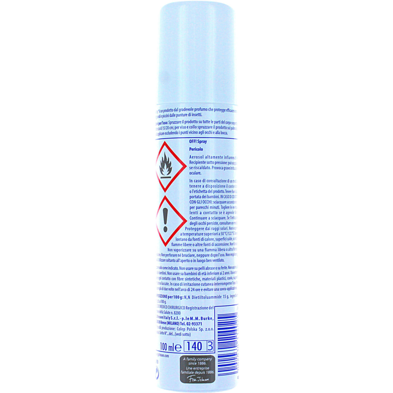 Off! Repellente Antipuntura Spray 100 ml