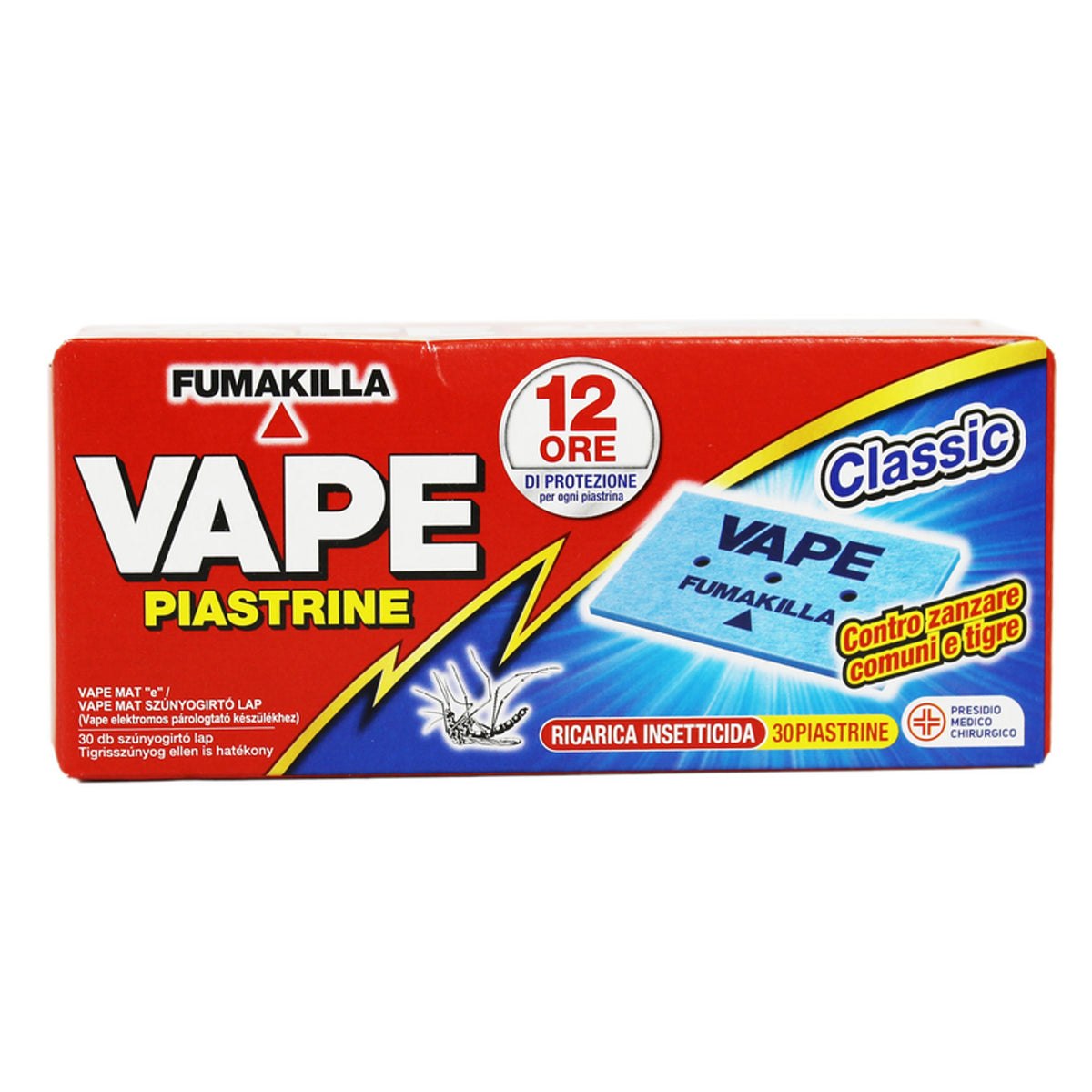Insecticide Vape Classic Ant -Zanzara Palelet 30 PCS