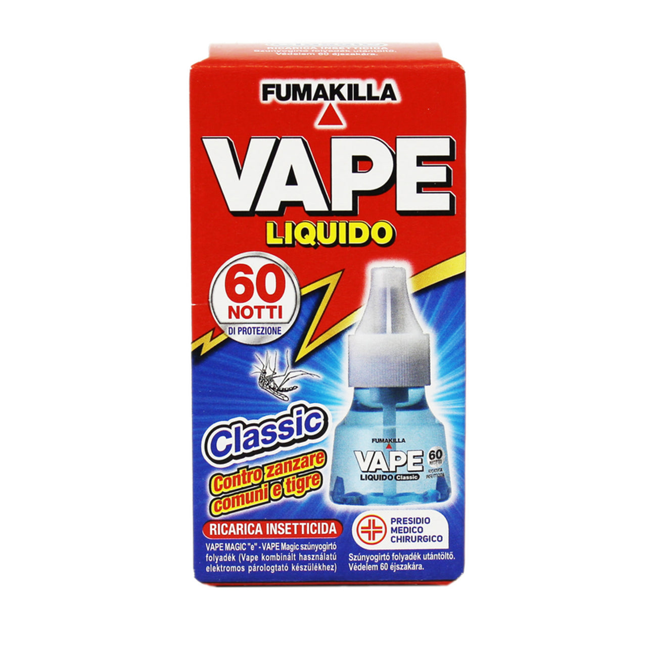 Insecticide Vape Classic 60 nights liquid charging