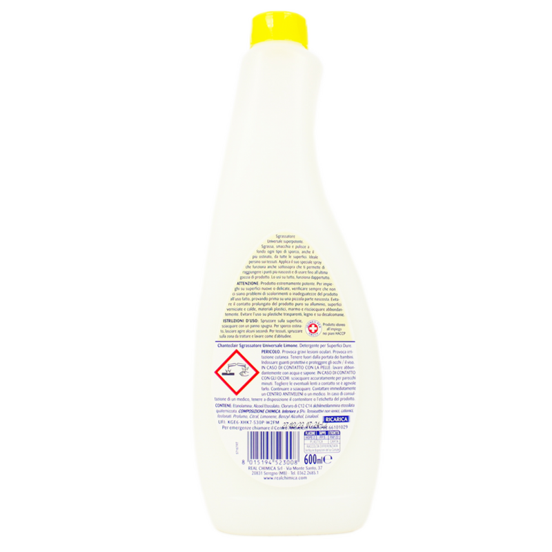 CHANTECLAIR UNIVERSAL DEGREASER LIMÃO Recharge 600 ml