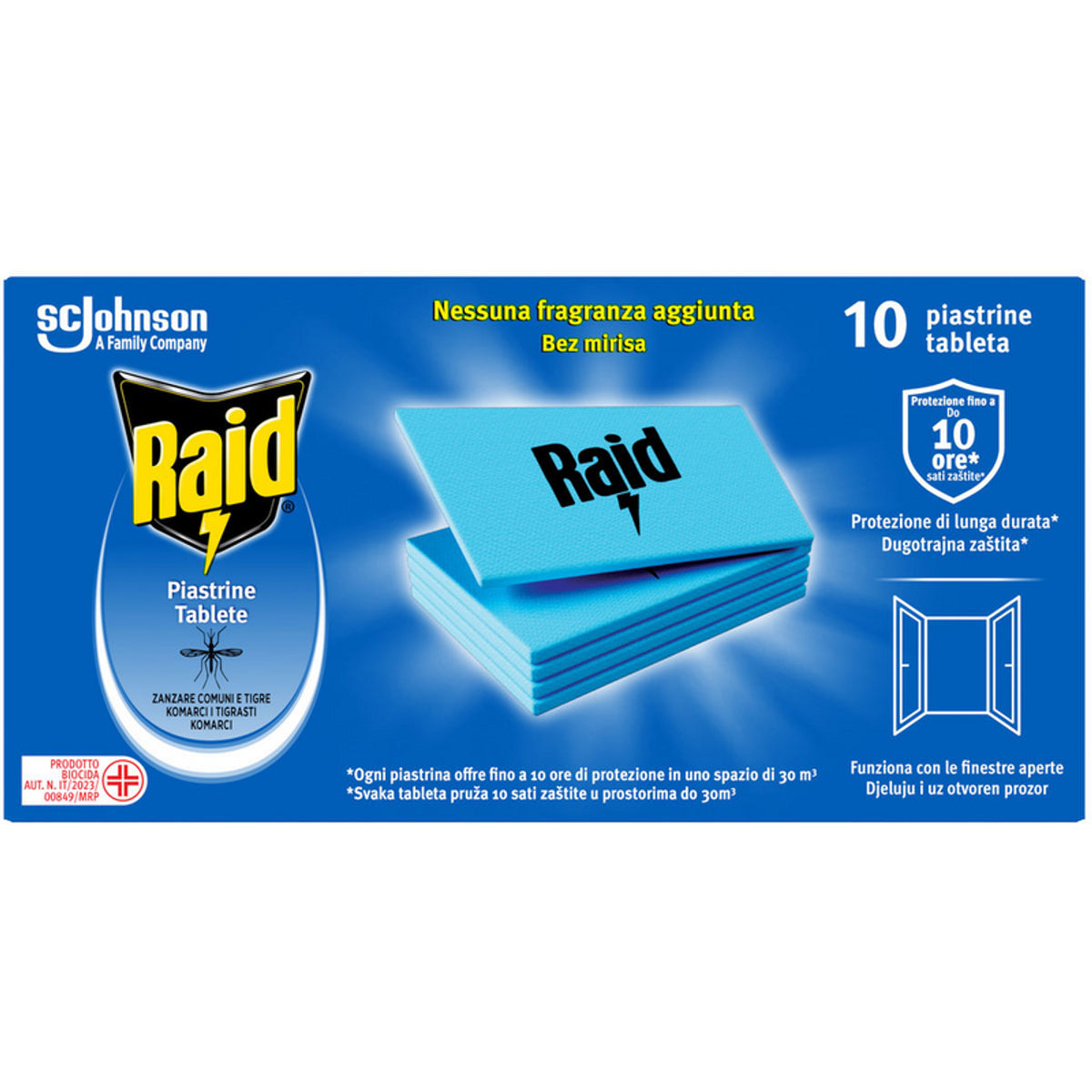Raid Insecticide platelet platelets 10 pcs