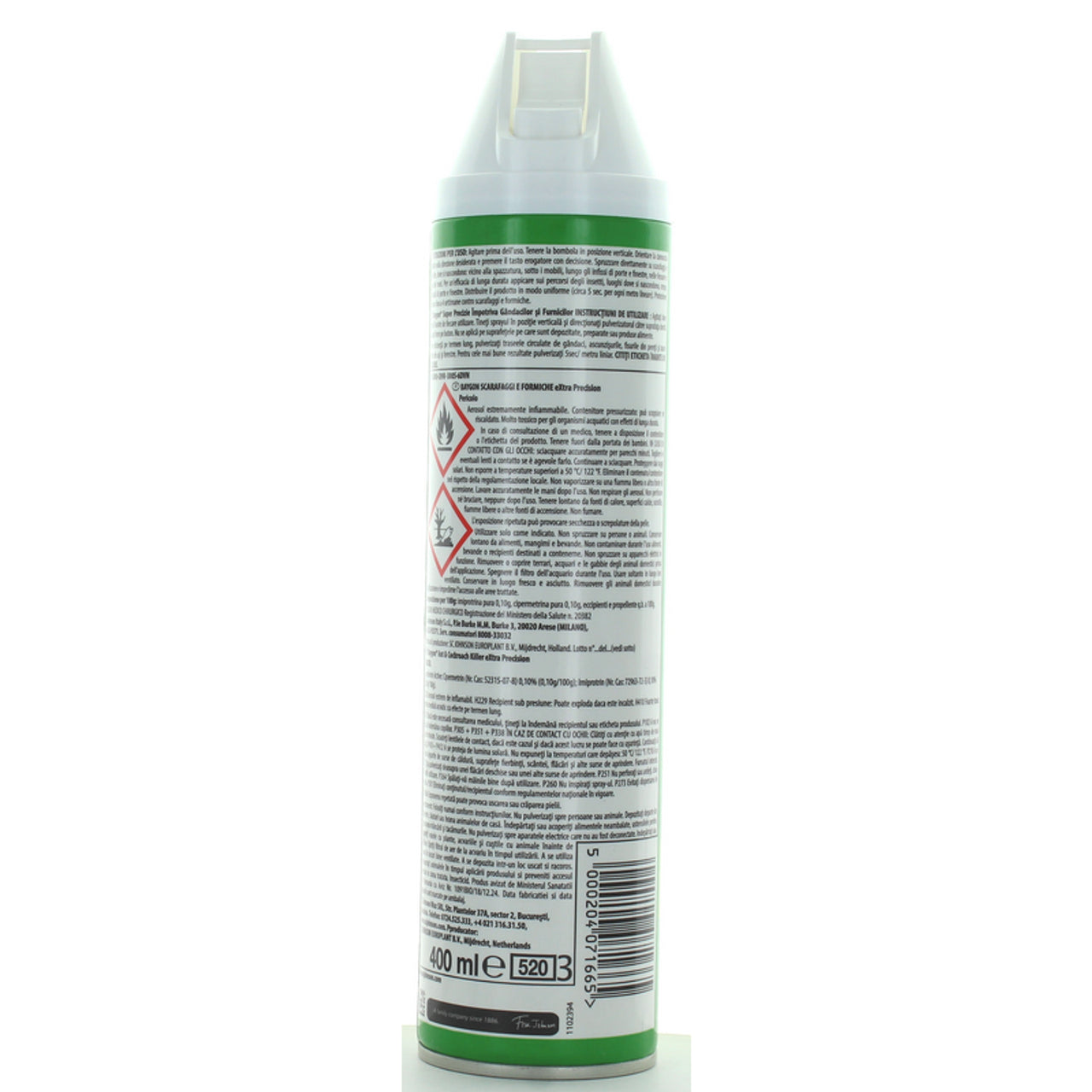 BAYGON VERDE extra precision spray scarafaggi och myror 400 ml