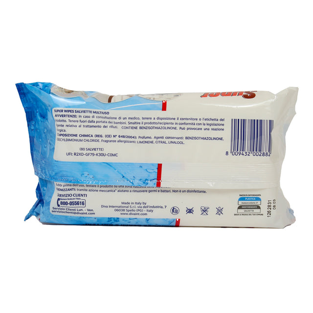 Super Wipes Multiuse Detergennt a dezinfikuje 80 PCS