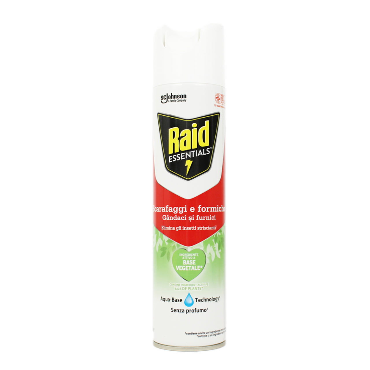 RAID Inseticida Essentials Scarafaggi & Ants Spray 400 ml