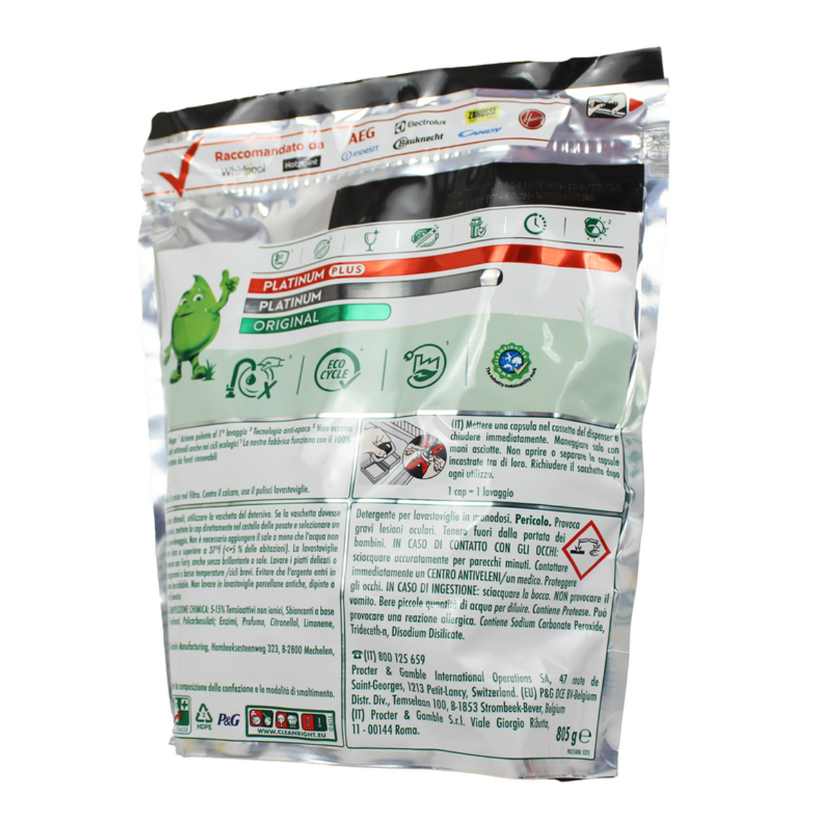 Fairy all in 1 Platinum Limone 54 caps