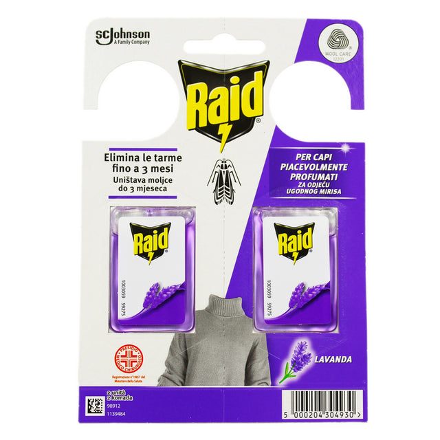Raid Tarme Squaded Gel Lavender 2 stuks