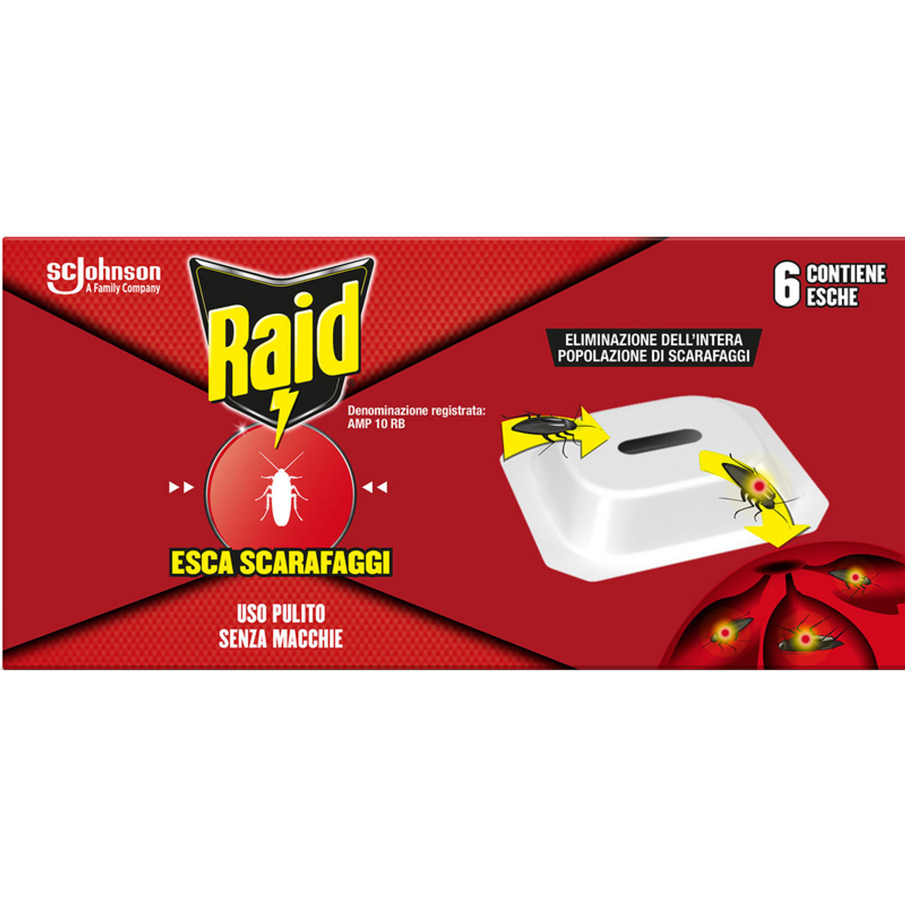 RAID ABAIT KOCKOACH INSECTICIDE 6 stuks