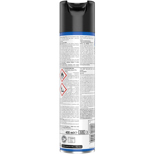Raid insekticid sprayflugor och myggor plus snabba action orange blommor 400 ml