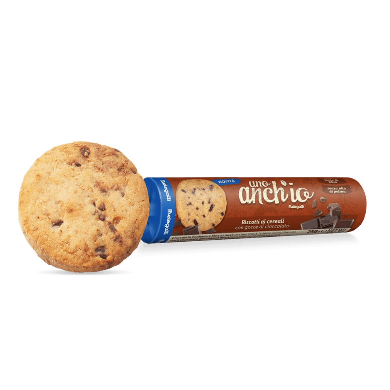 Melegatti en for kornkiks med chokoladechips 250 gr