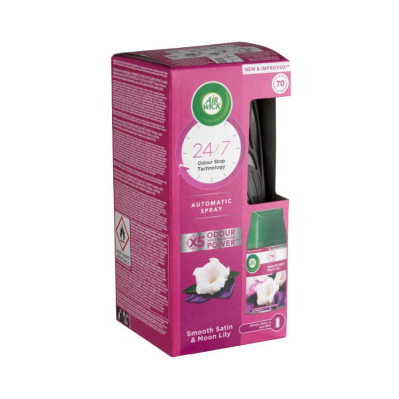 Luft Docht Freshmatic Spray Automatic Deodorant für glatte Umgebungen Satin & Moon Lily 250ml