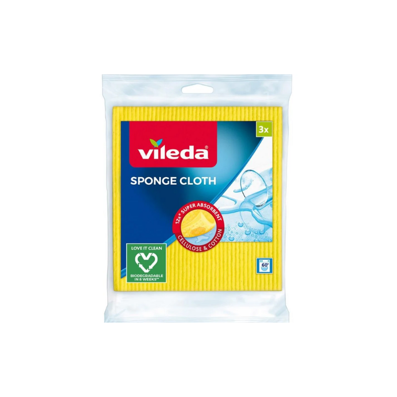 Vileda Schwamm Stoffschwamm Superassorbenti 3 PCs