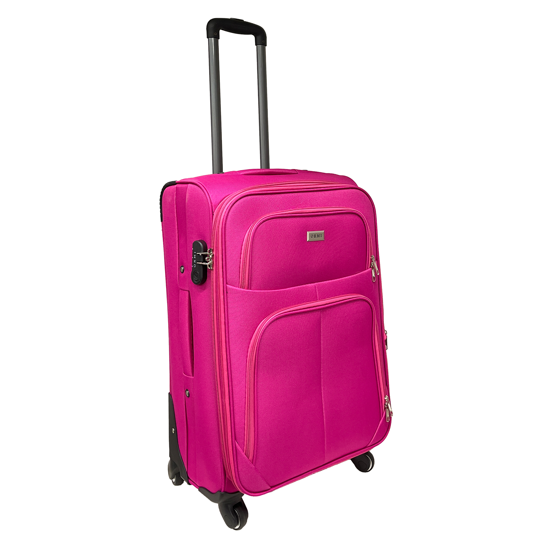 Mittlere Ormi Halbstarre Erweiterbare Reisetasche 65x42x25/30 cm - Stoßfestes und strapazierfähiges Gewebe
