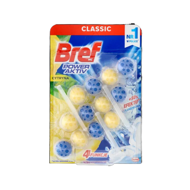Bref WC Power Activ Tavolette WC Limone 50G x 3 stycken
