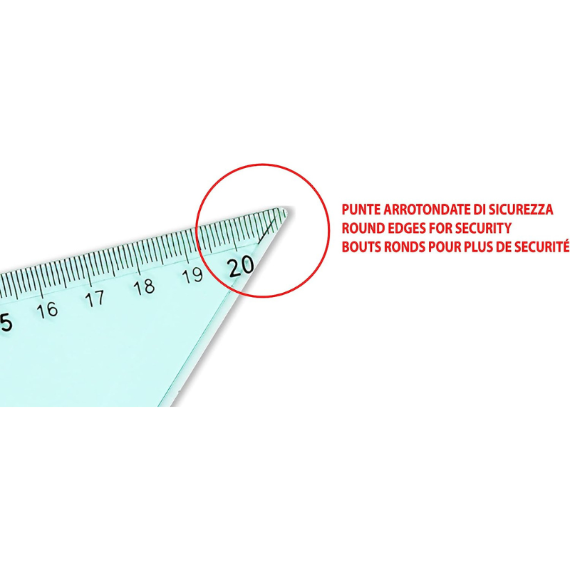 Arda Uni - Team 45 ° 35 cm i transparent plast