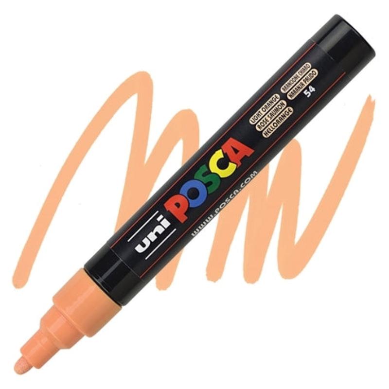UNI POSCA PC-5M Marctore Gennemsnitlig tip 1,8-2,5 mm lys orange n.54