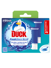 Duck Fresh Discs Gel WC 2 Blue Top -Ups - Χρώμα μπλε νερό