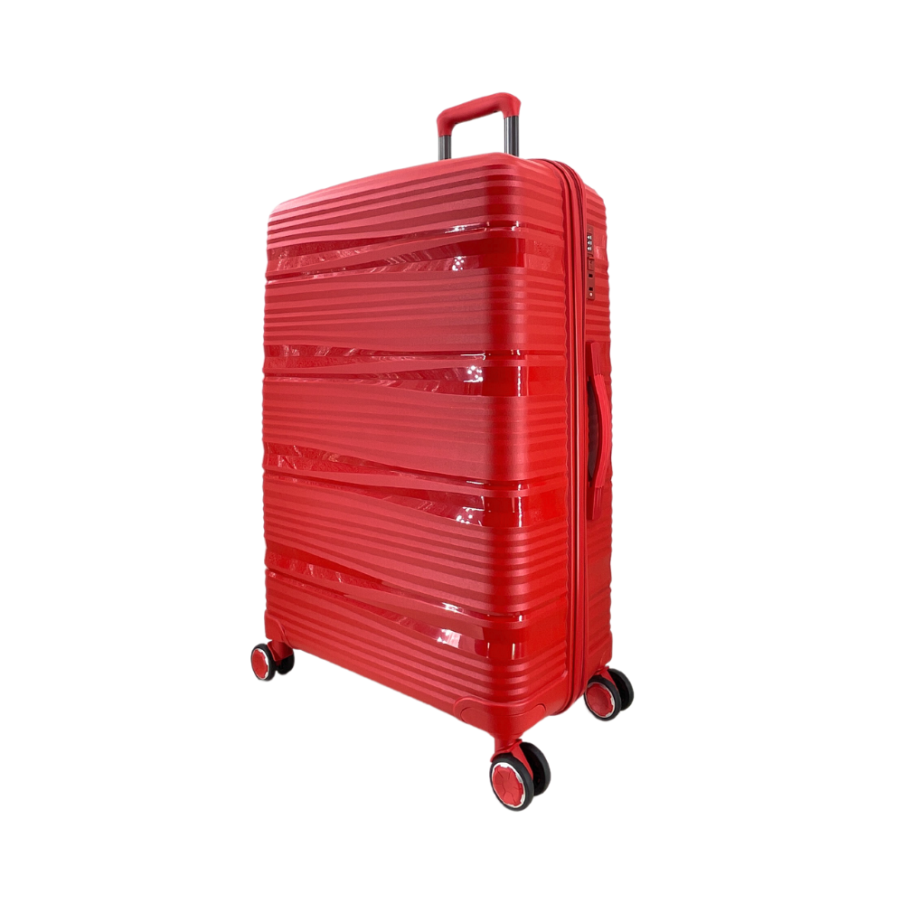 Set Da 3 Valigie Trolley Ormi Insline in Polipropilene Morbido Leggero con Lucchetto TSA - Piccola, Media, Grande