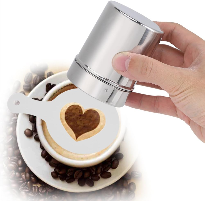Distribuitor de oțel pentru cacao/făină/zahăr cu gheață 7x10cm