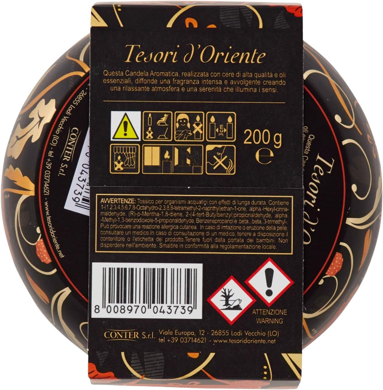 Ostschätze aromatische Kerzen japanische Rituale 200 gr