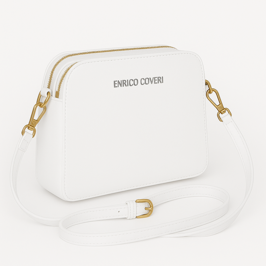 Enrico Coveri - kleiner schicker Umhängetasche, 25x10x20 cm, wesentlicher Stil