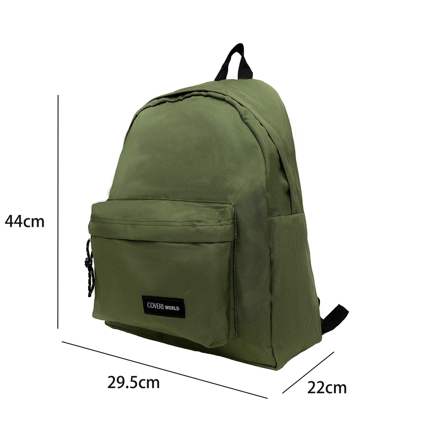 Coveri World Ryggsäck i tålig polyester - 44 x 29,5 x 22 cm, 27 liter