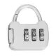Combination lock with 3 digits for suitcase, luggage, travel bag, and backpacks