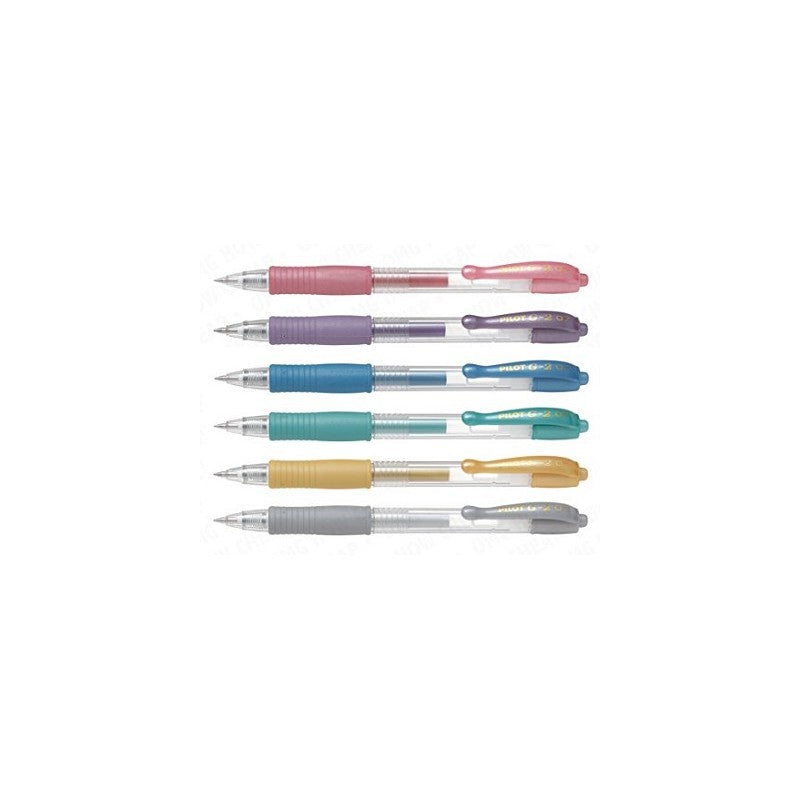 Pilotrulle Gel Pen Pen Speighted Sfeter G-2 Metallic 0,7 mm