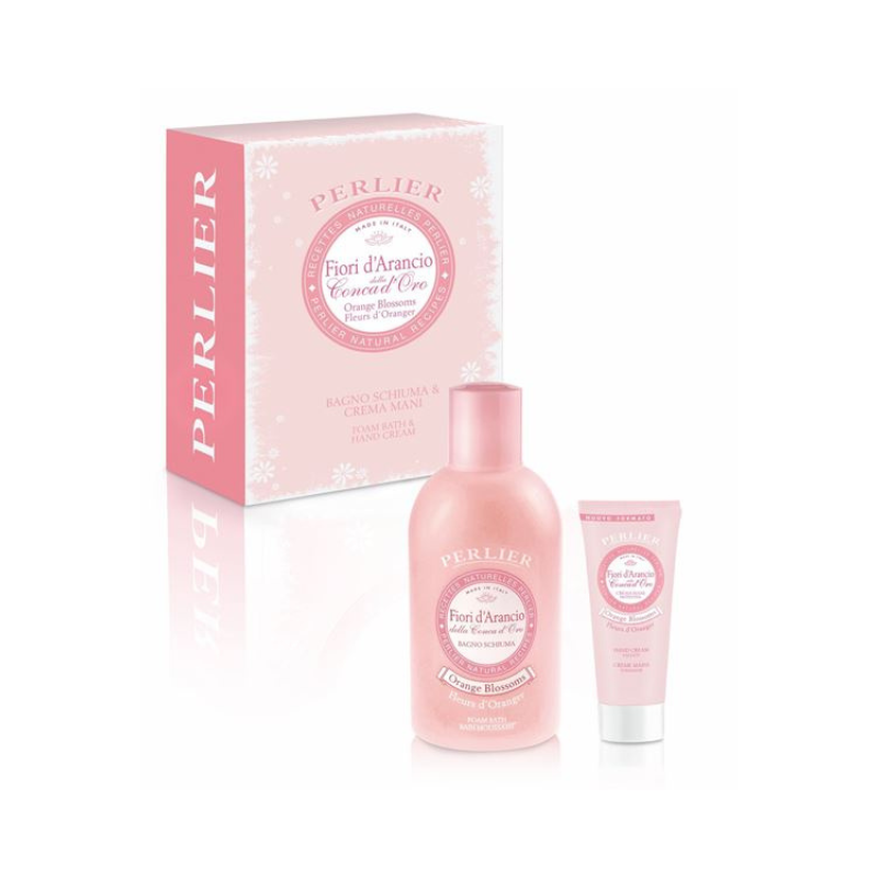 Perlier Board of Orange Blossom Flower Spumă 250 ml + săpun lichid 300 ml