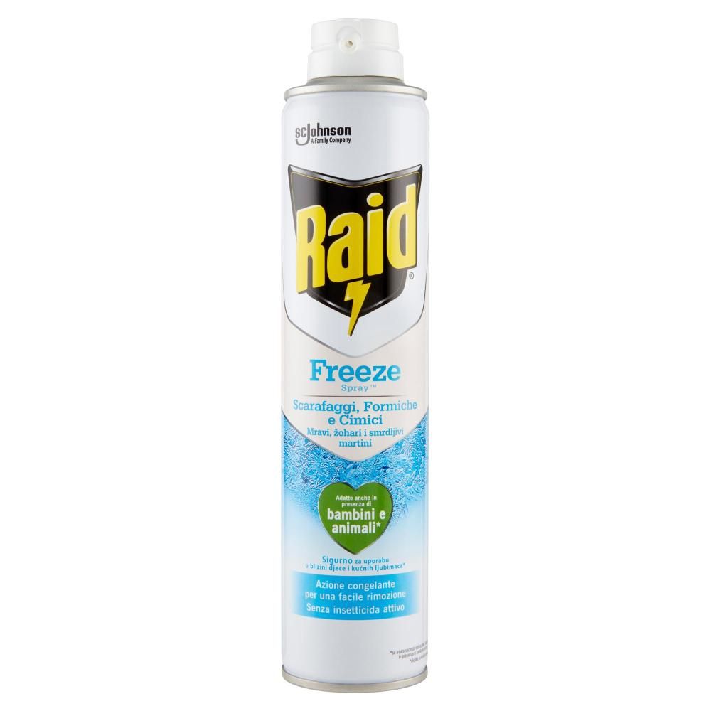 Raid Freeze Spray Cackroaches, Myror och Bedsbugs 350 ml