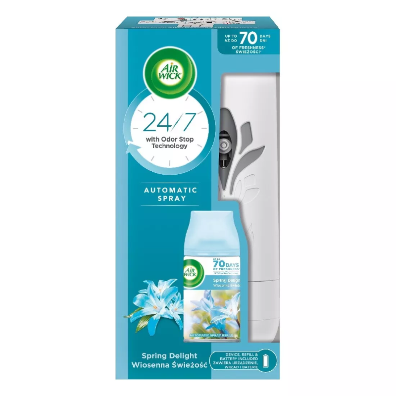 Air Wick Freshmatic Spray Automatisk deodorant för Spring Primavera Profumo -miljöer
