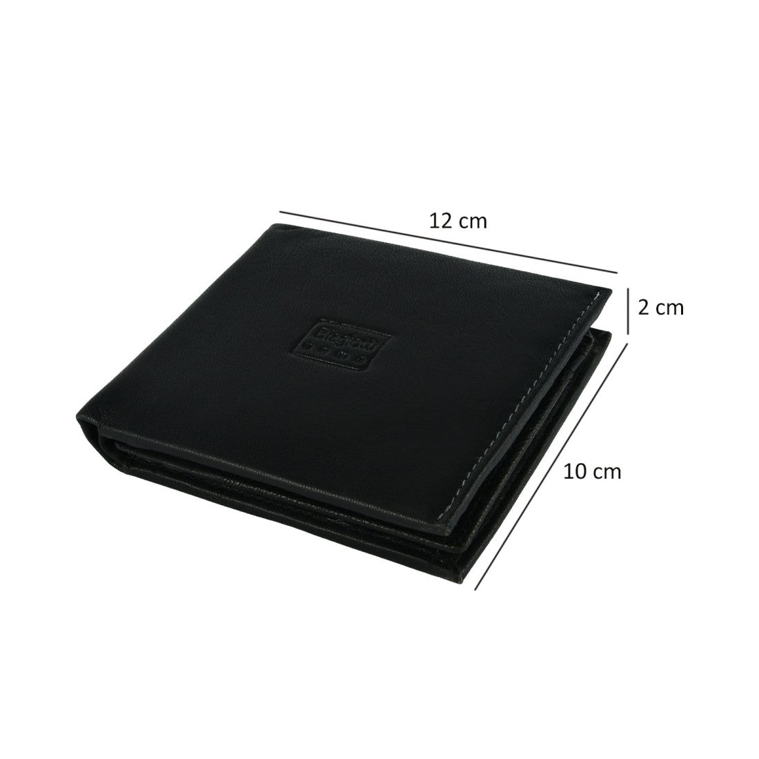 Carteira masculina Biagiotti em couro Vera com Portamonete - 12x10x2 cm