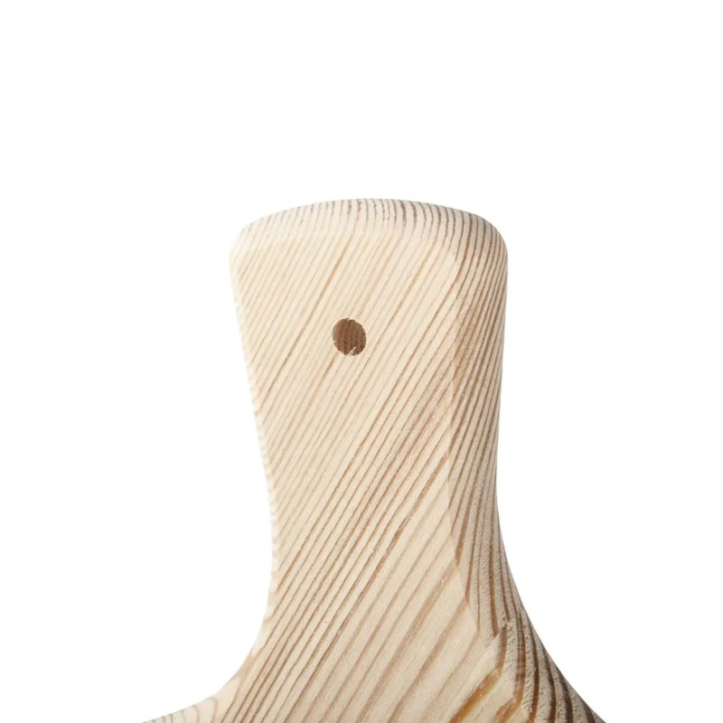 Corte de corte redondo com alça de madeira FIR Diâmetro de 34cm