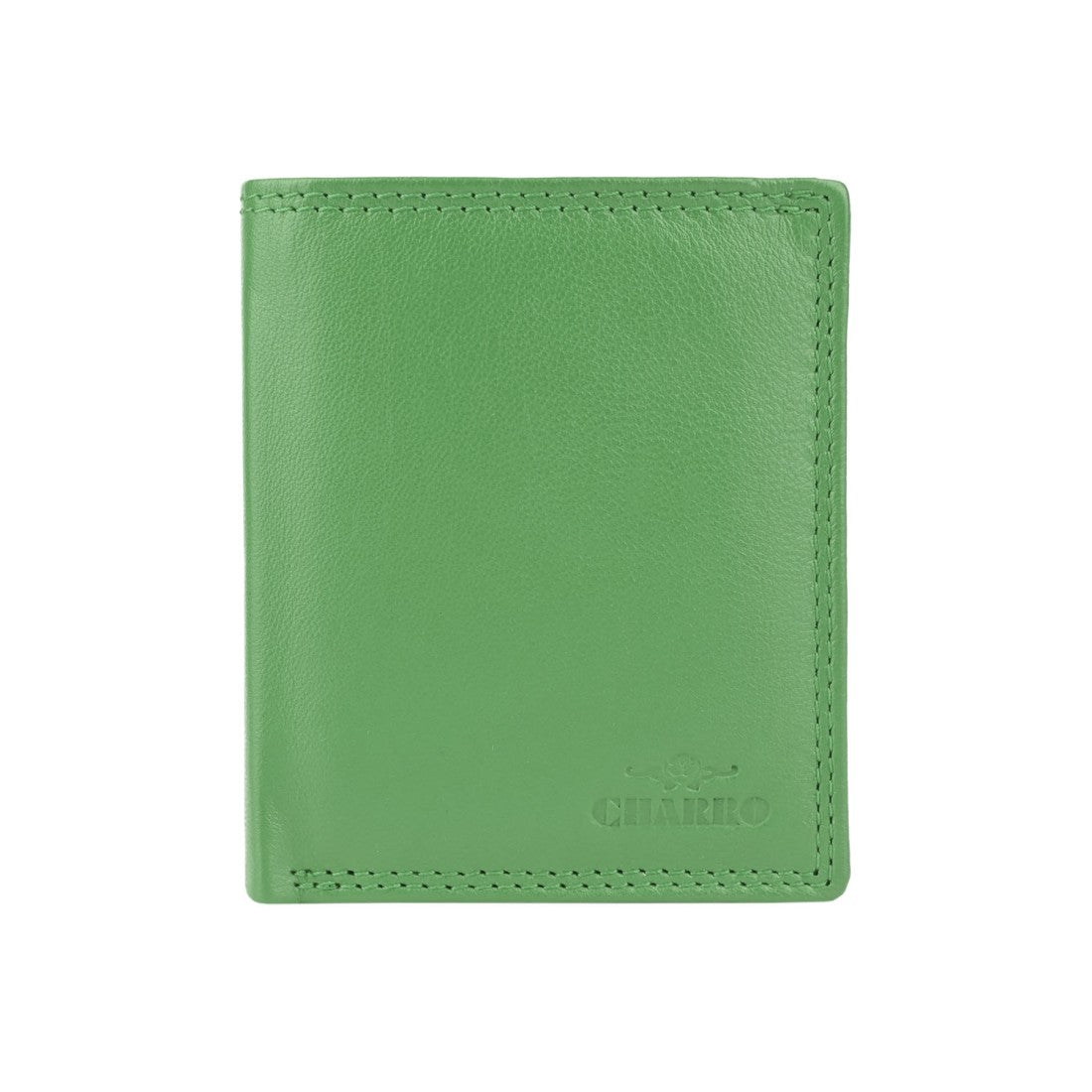 Charro vertical de cuero con Rances - 8.5x10.5x1.5 cm