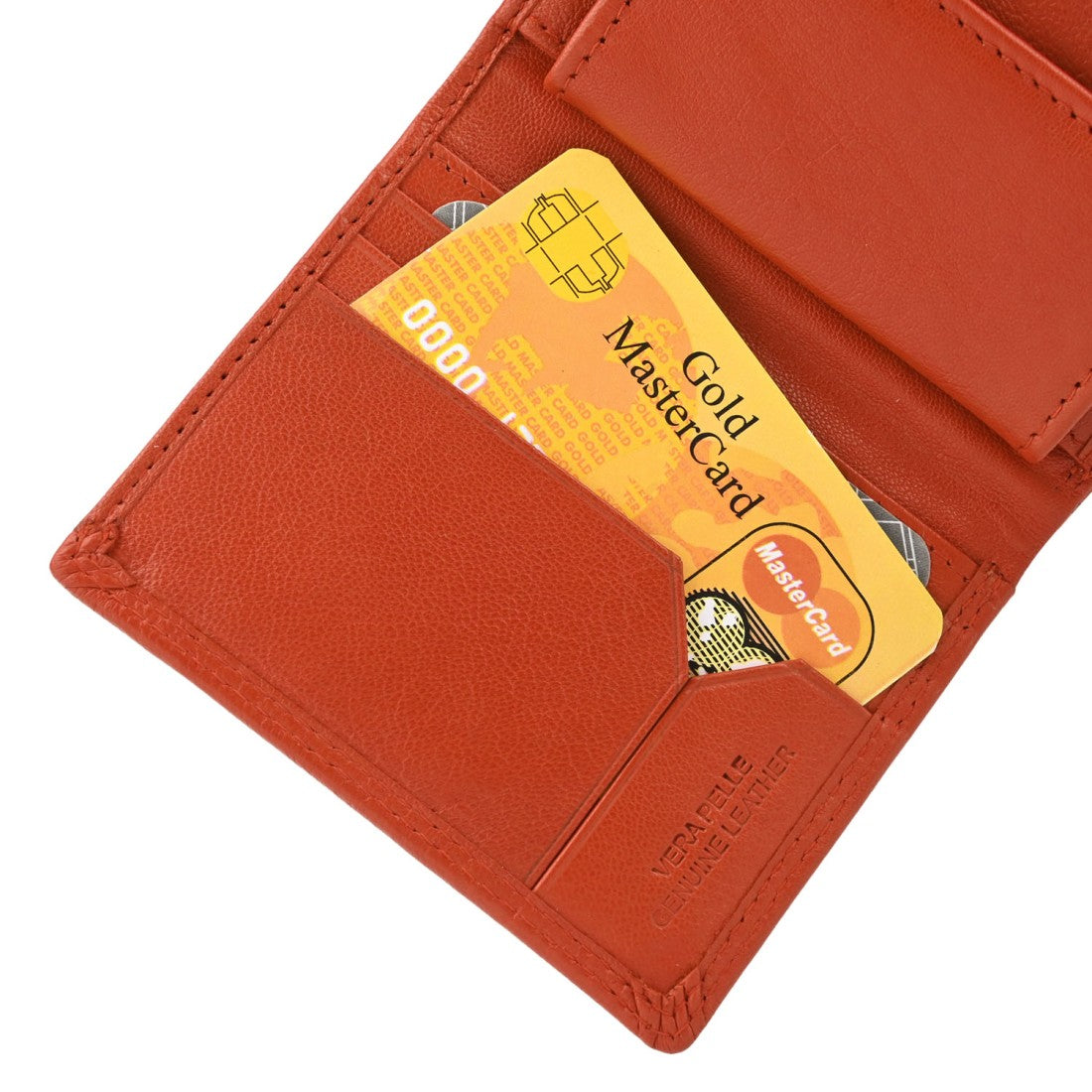 Charro vertical de cuero con Rances - 8.5x10.5x1.5 cm
