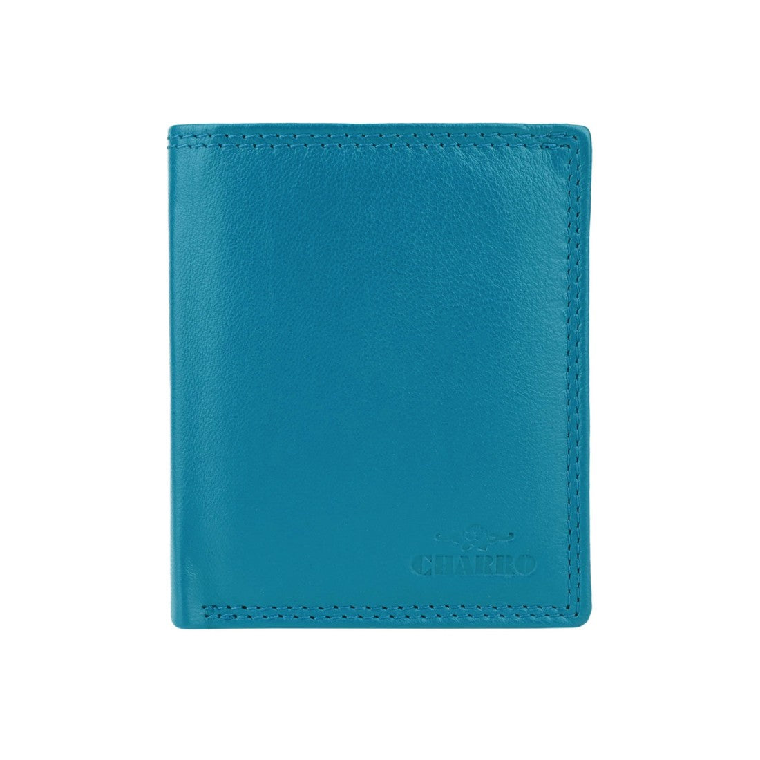 Charro vertical de cuero con Rances - 8.5x10.5x1.5 cm