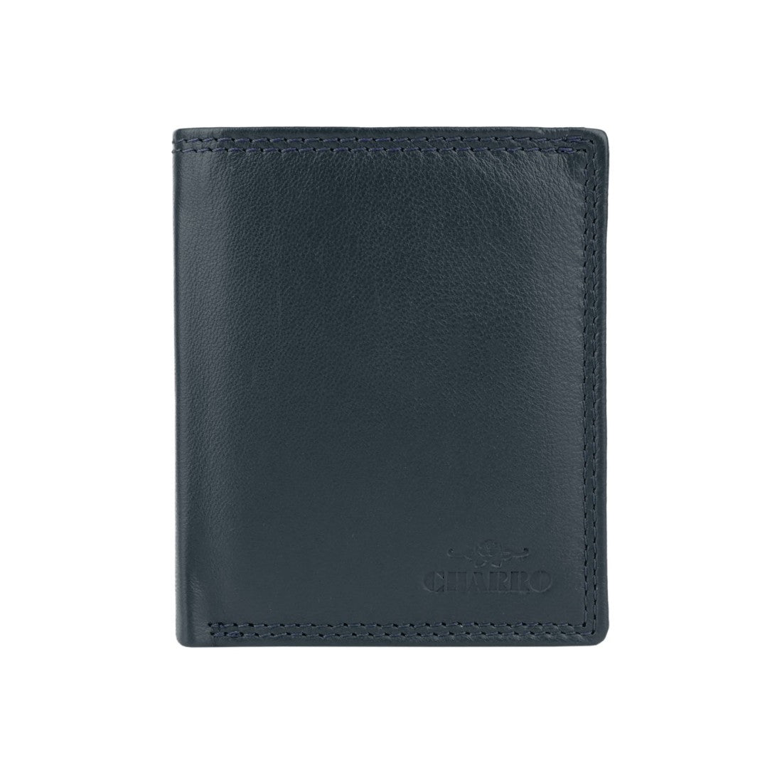 Charro vertical de cuero con Rances - 8.5x10.5x1.5 cm