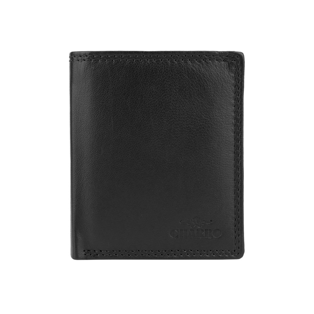 Charro vertical de cuero con Rances - 8.5x10.5x1.5 cm
