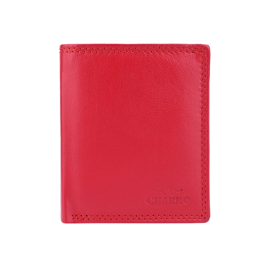 Charro vertical de cuero con Rances - 8.5x10.5x1.5 cm