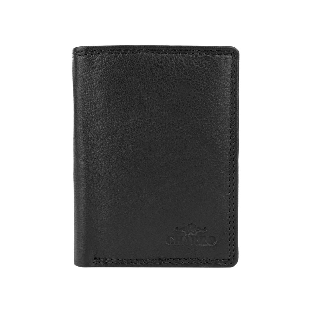 Charro vertikal portfölj i riktigt läder - 8.5x11.5x2.5 cm