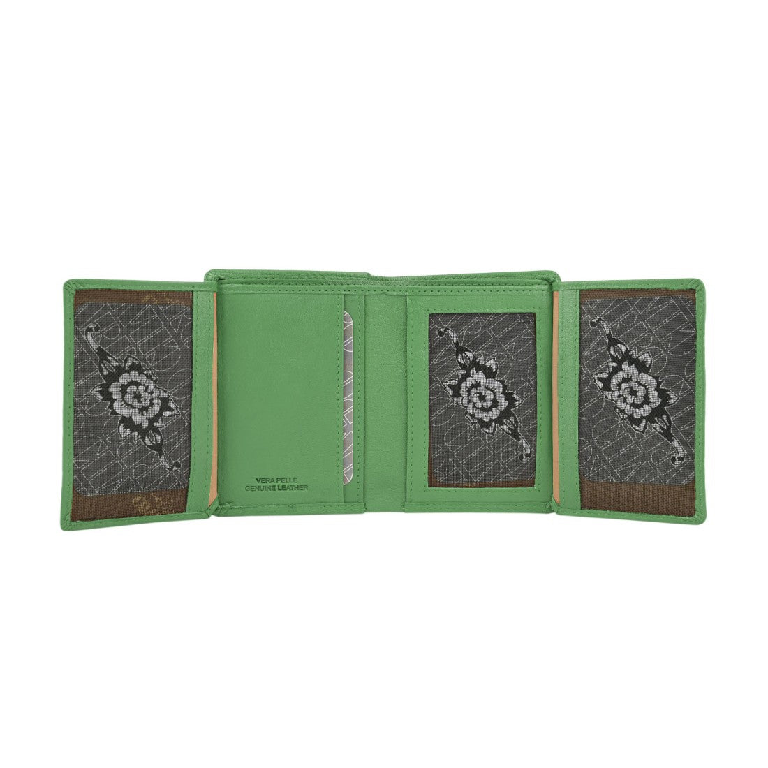 Charro vertikal portfölj i riktigt läder - 8.5x11.5x2.5 cm