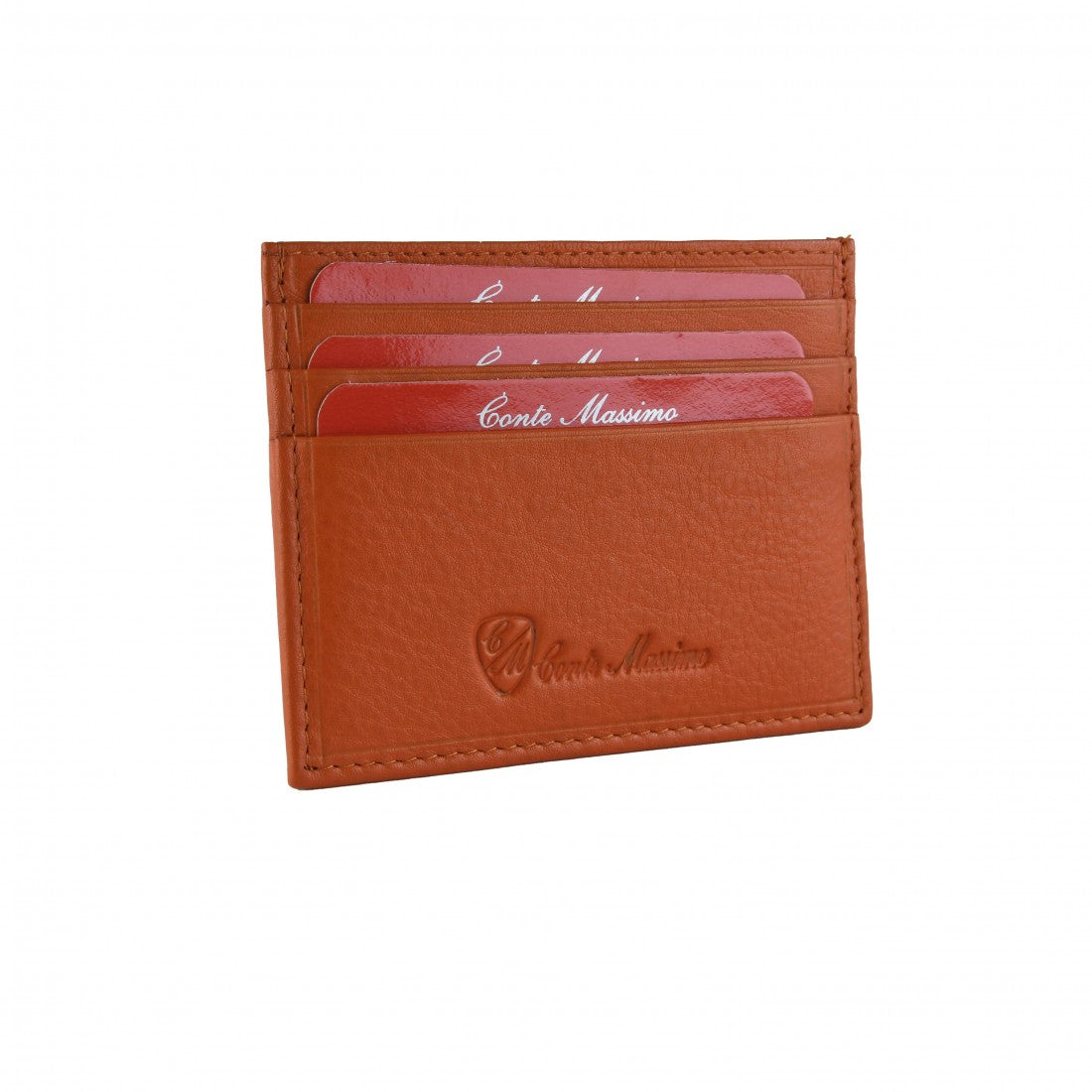 Räkna Massimo - Man Holder in Real Leather - 11x9x1 cm