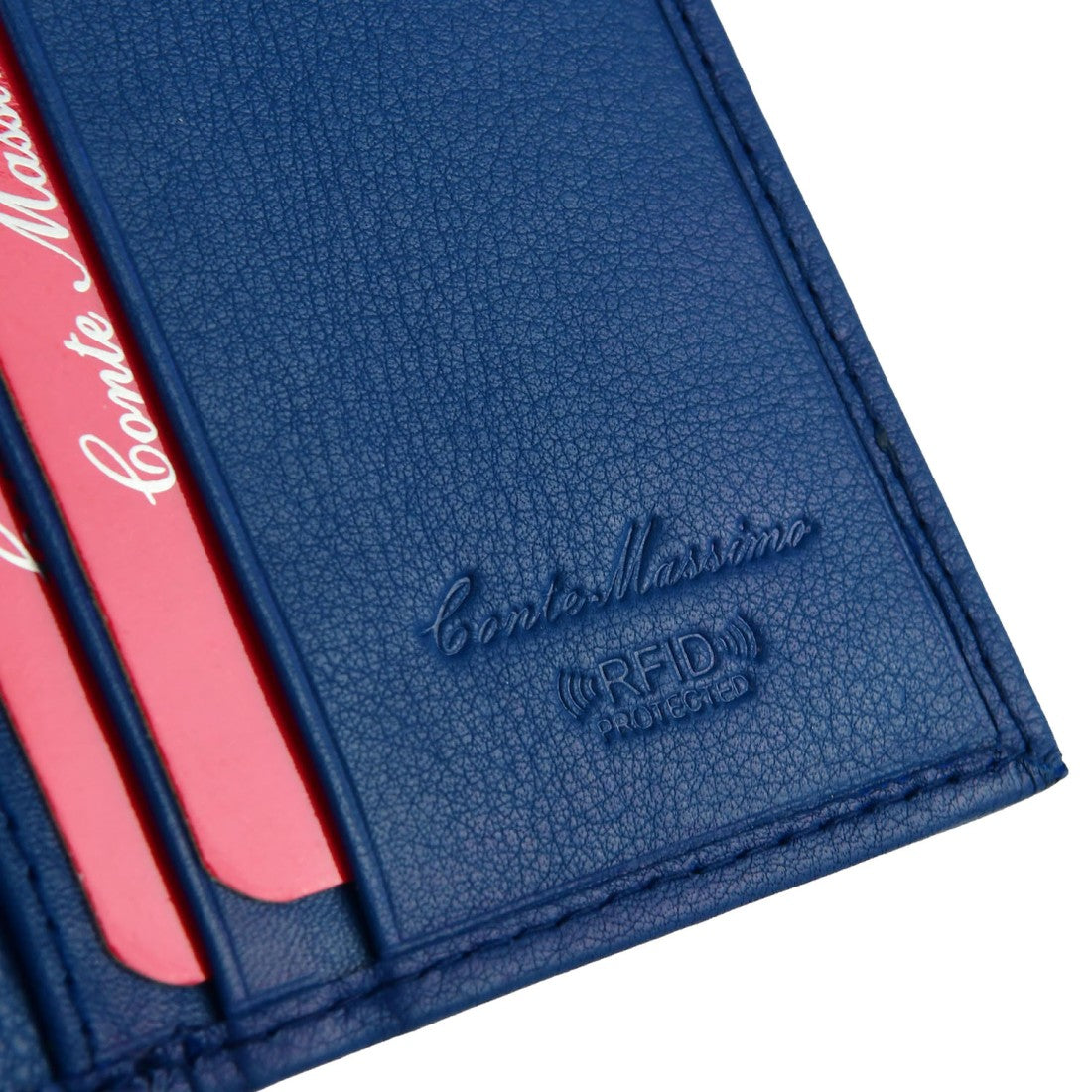 RFID SLIM Man holder RFID leather - 10.5 x 8 x 1 cm