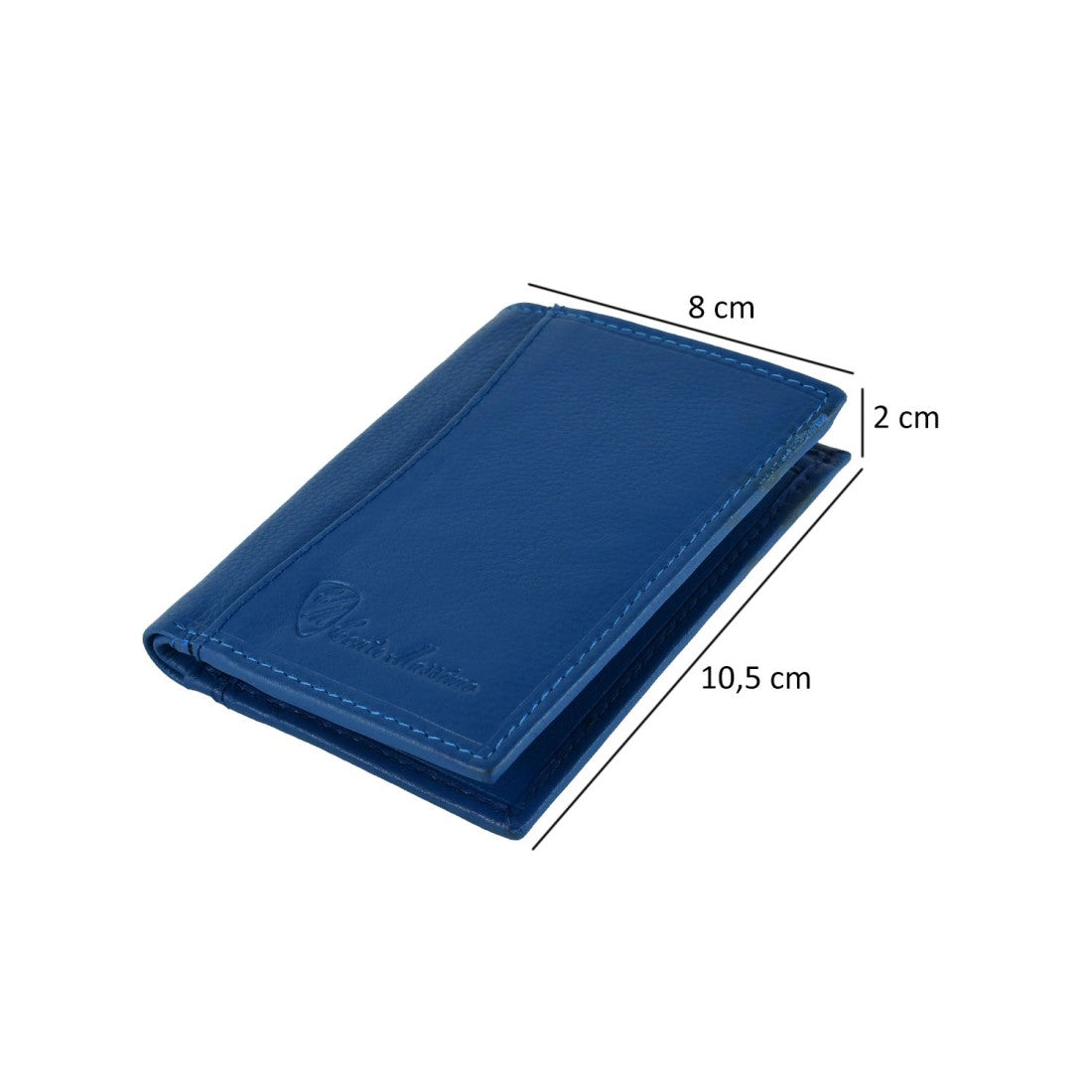 RFID SLIM Man holder RFID leather - 10.5 x 8 x 1 cm