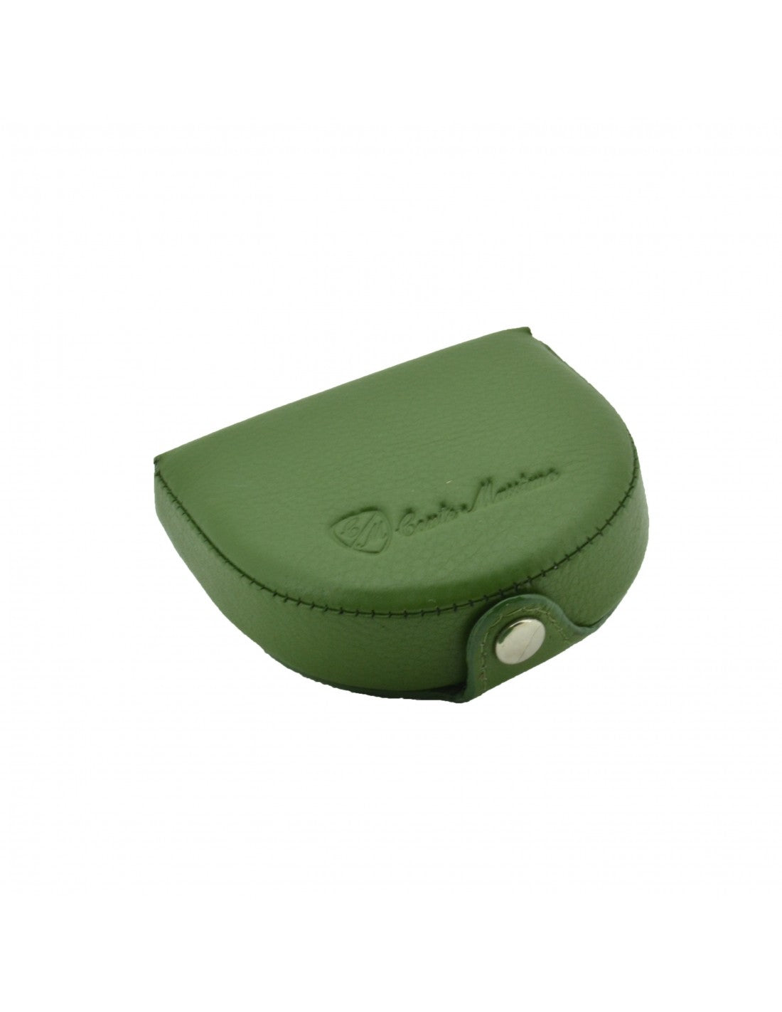 Räkna Massimo Portamonete Man in Real Leather - Compact and Elegant 8,5 x 8 x 2,5 cm
