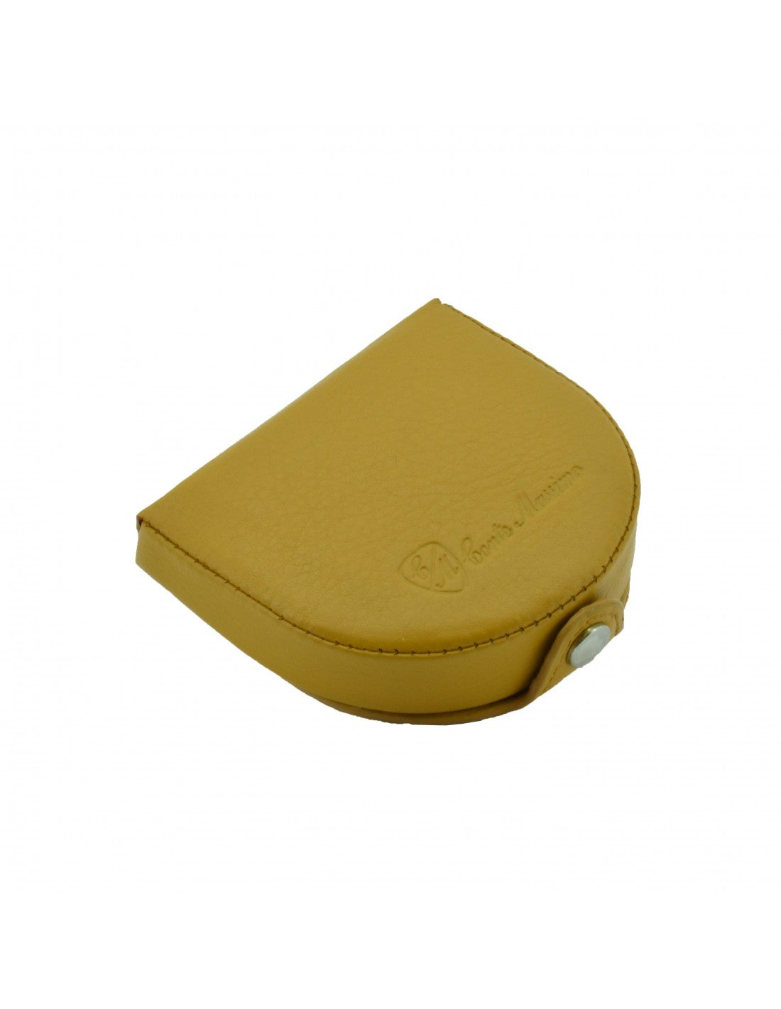 Räkna Massimo Portamonete Man in Real Leather - Compact and Elegant 8,5 x 8 x 2,5 cm