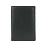 Portofel din piele pentru bărbați polițiști cu suport strâns detașat 12.5x9.5x2.5 cm
