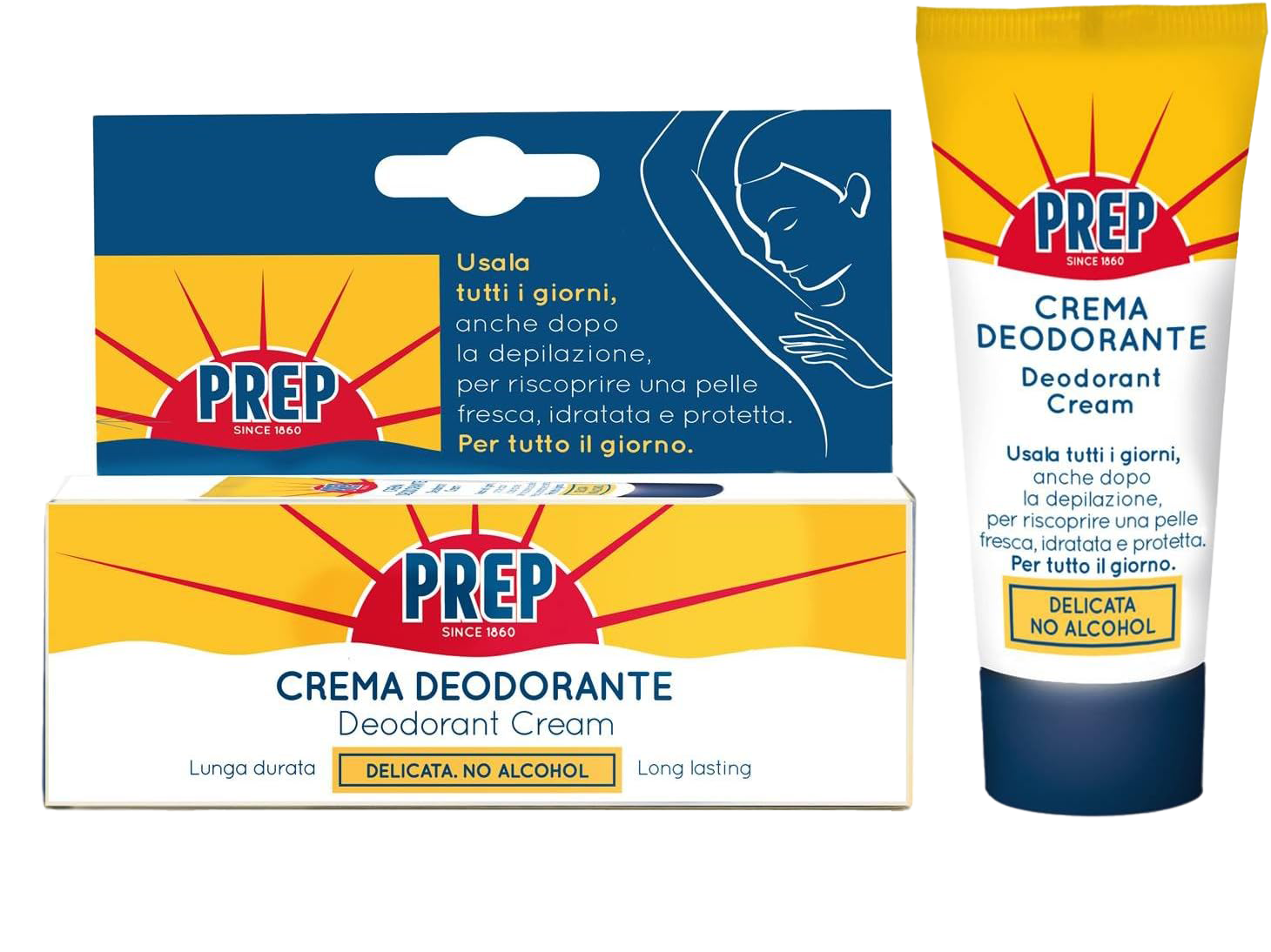 Prep Crema Delicate Deodorant No Alcohol 35 ml