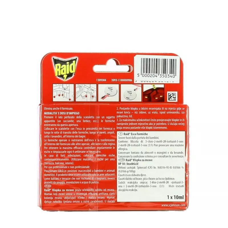 Raid Bipacco Myres flydde - 2 stycken - eliminerar myren