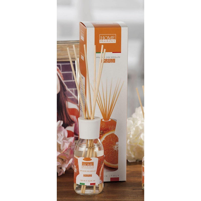 Diffusore Fragranze Con Bastoncini Agrumi 125 Ml Fragranze per la casa