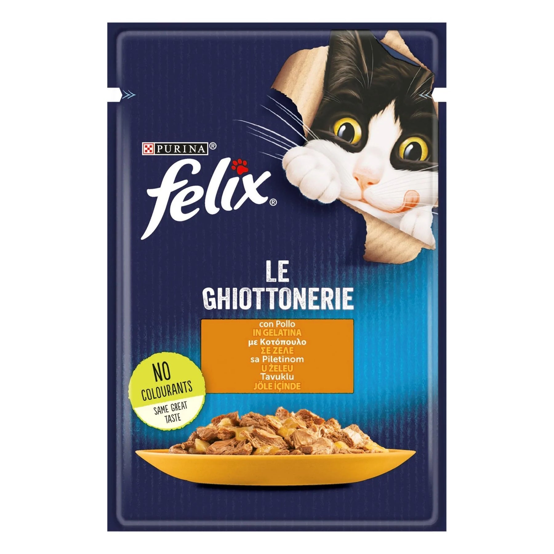 Purina Felix die Ghiottoneries mit 85 g Hühnchen